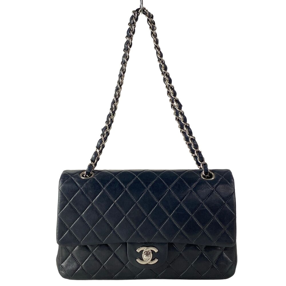 Chanel Double Flap Matelasse Shoulder Bag A01112